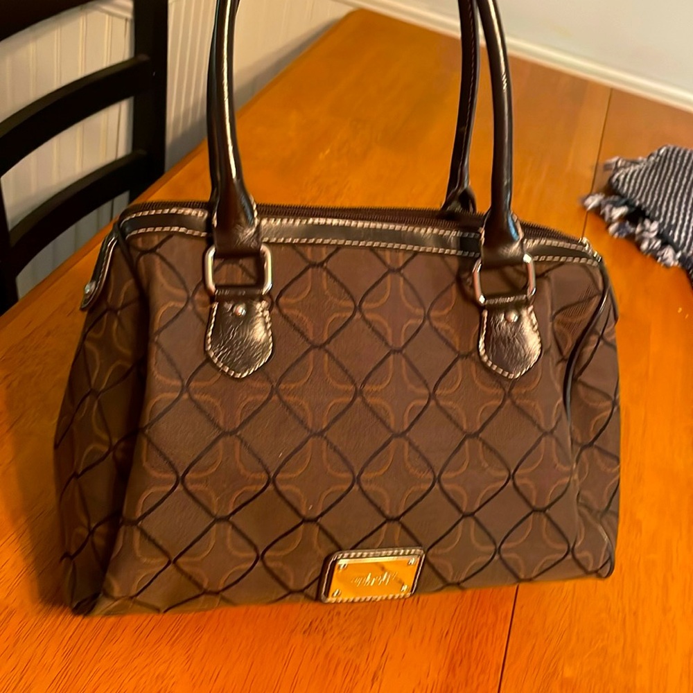 Nine West Brown Patterned Handbag